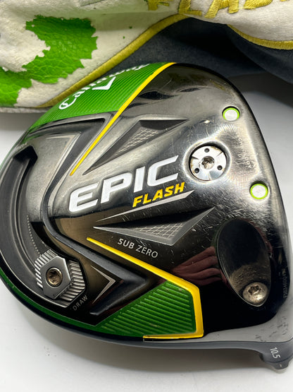 Callaway Epic Flash Sub Zero Driver / 10.5 Degree / Head and Headcover Only