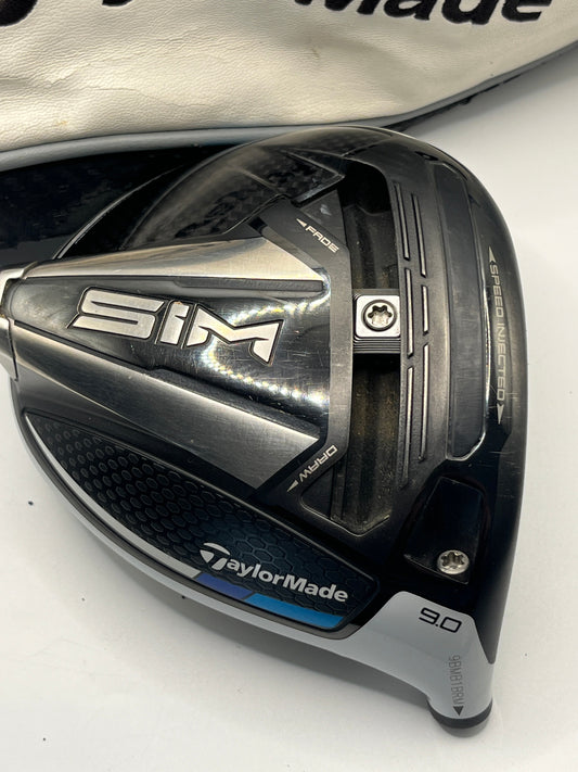 TaylorMade SIM Driver / 9 Degree / Head and Headcover Only