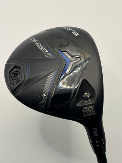 Cobra DS-Adapt X #3 Wood / 15 Degrees / Regular Flex / Mitsubishi Vanquish