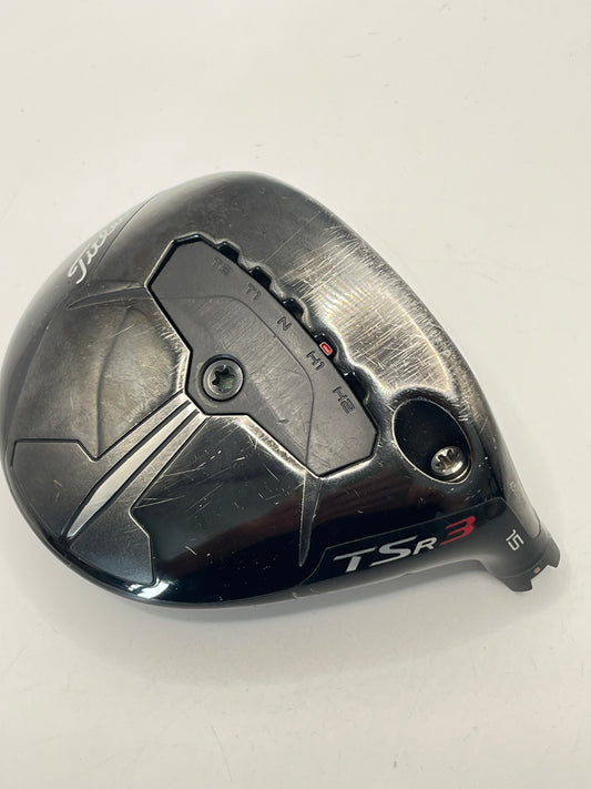 Titleist TSR3 #3 Wood / 15 Degrees / Head and Headcover Only