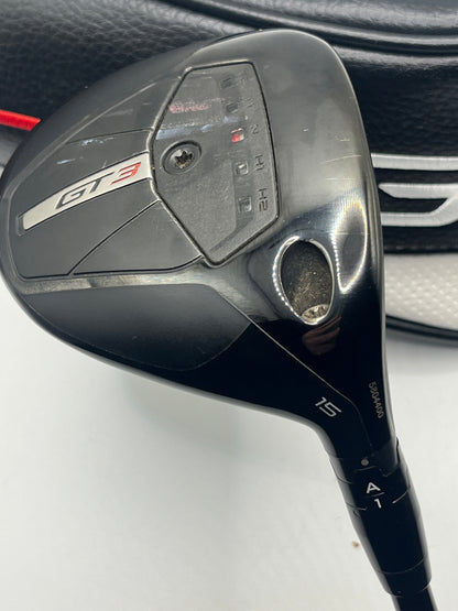 Titleist GT3 #3 Wood / 15 Degree / Stiff Flex / HZRDUS Black Gen4