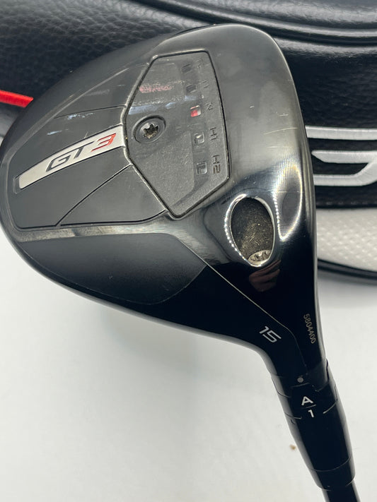 Titleist GT3 #3 Wood / 15 Degree / Stiff Flex / HZRDUS Black Gen4