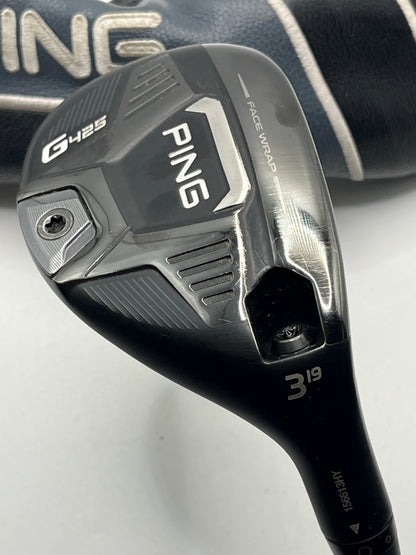 Ping G425 Hybrid Golf Club with regular shaft and headcover in excellent condition