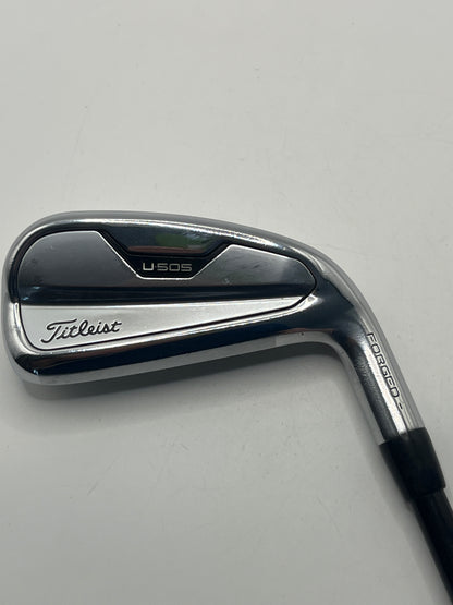 Titleist U505 Utility #4 Iron / 22 Degree / R Flex / HZRDUS Smoke RDX Black