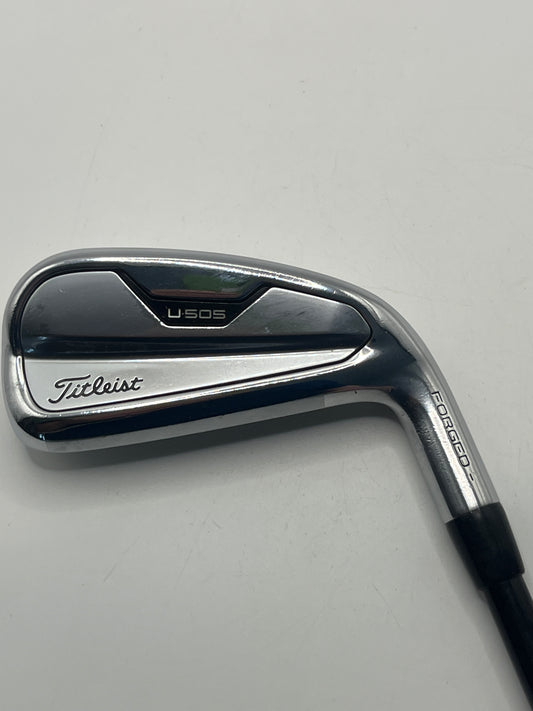 Titleist U505 Utility #4 Iron / 22 Degree / R Flex / HZRDUS Smoke RDX Black