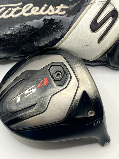 Titleist TS4 Driver  / 9.5 Degree / Head and Headcover Only