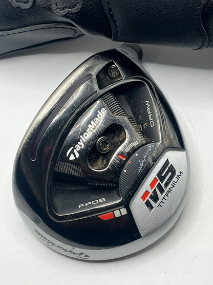 Taylormade M5 Titanium #3 Fairway Wood / 15 Degrees / Head and Headcover Only