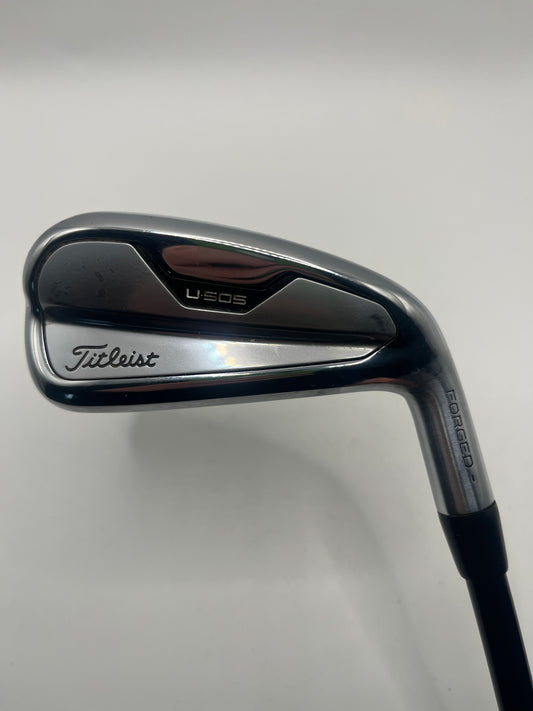 Titleist U505 Utility #4 Iron / 22 Degree / Regular Flex / HZRDUS Smoke RDX Black