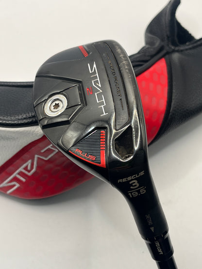 Taylormade Stealth2 Plus #3 Hybrid / 19.5 Degree / Stiff Flex / Kai'Li Red
