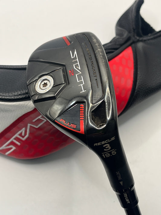 Taylormade Stealth2 Plus #3 Hybrid / 19.5 Degree / Stiff Flex / Kai'Li Red