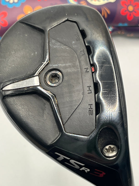 Titleist TSR3 #3 Hybrid / 19 Degrees / Stiff Flex / HZRDUS CB Red 70