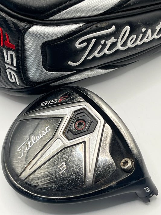 Titleist 915F 3 Wood / 15 Degree / Head with Headcover Only