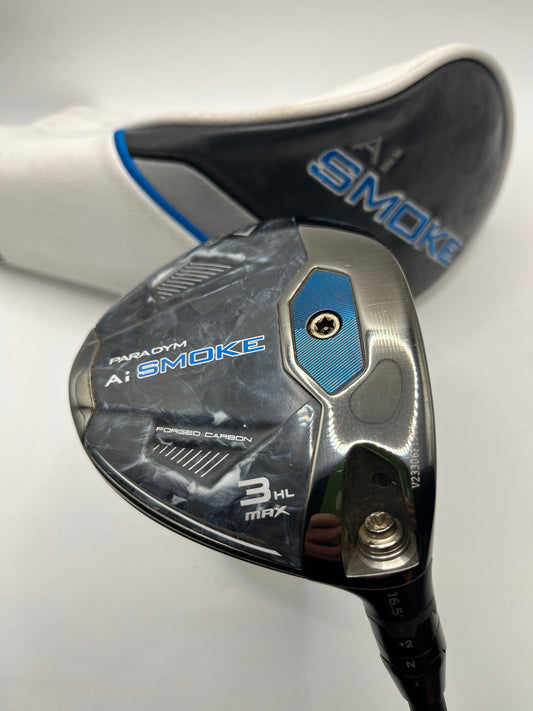Callaway AI Smoke MAX #3HL Wood / 16.5 Degrees/ Regular Flex / Tensei AV Blue 65
