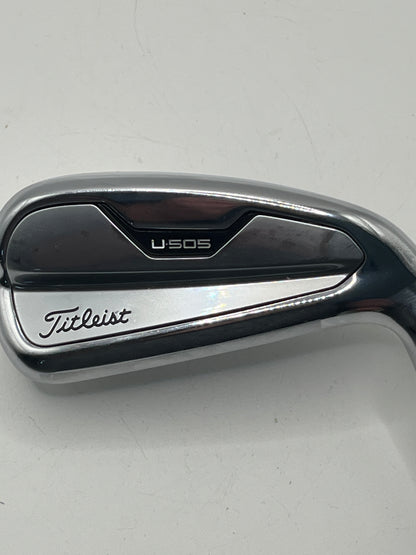 Titleist U505 Utility #4 Iron / 22 Degree / Regular Flex / HZRDUS Smoke RDX Black