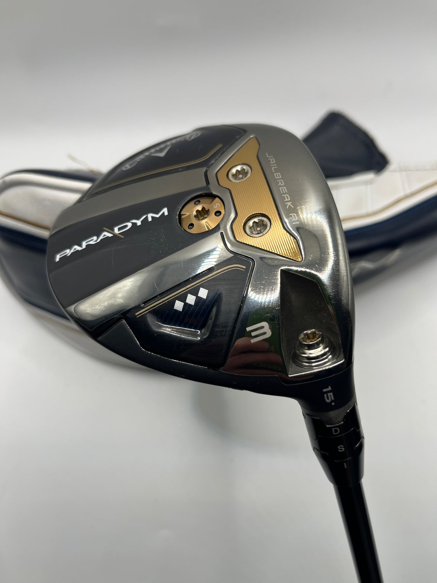 Callaway Paradym Triple Diamond #3 Wood / 15° / Stiff Flex / Kai'Li White