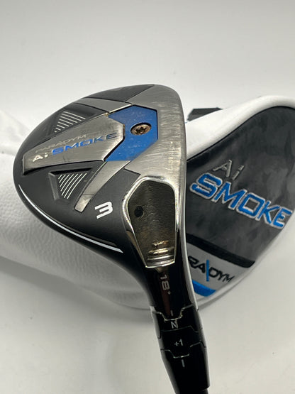 callaway paradym ai smoke in good condition with stiff shaft and headcover
