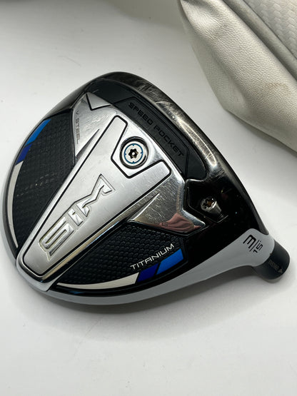 TaylorMade SIM Titanium #3 Wood / 15 Degrees / Head and Headcover Only