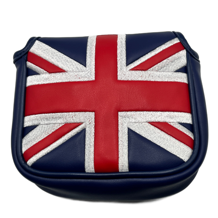Mallet Putter Headcover - Union Jack - Magnetic Closer