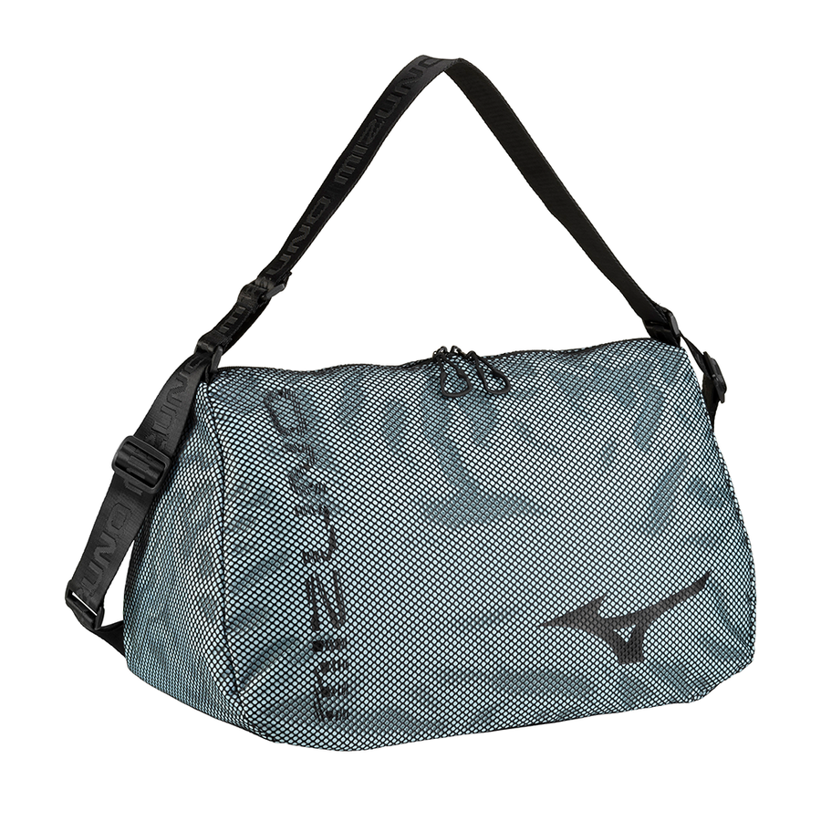 Mizuno Mesh Holdall 30 / Blue-Grey / Single Compartment / 30 Litres