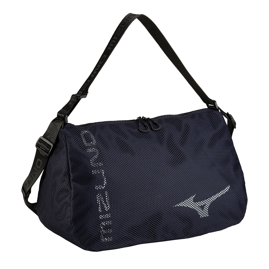 Mizuno Mesh Holdall 30 / Navy / Single Compartment / 30 Litres