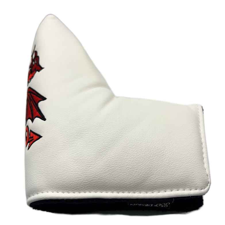 Blade Putter Headcover - Welsh Dragon - Magnetic Closer