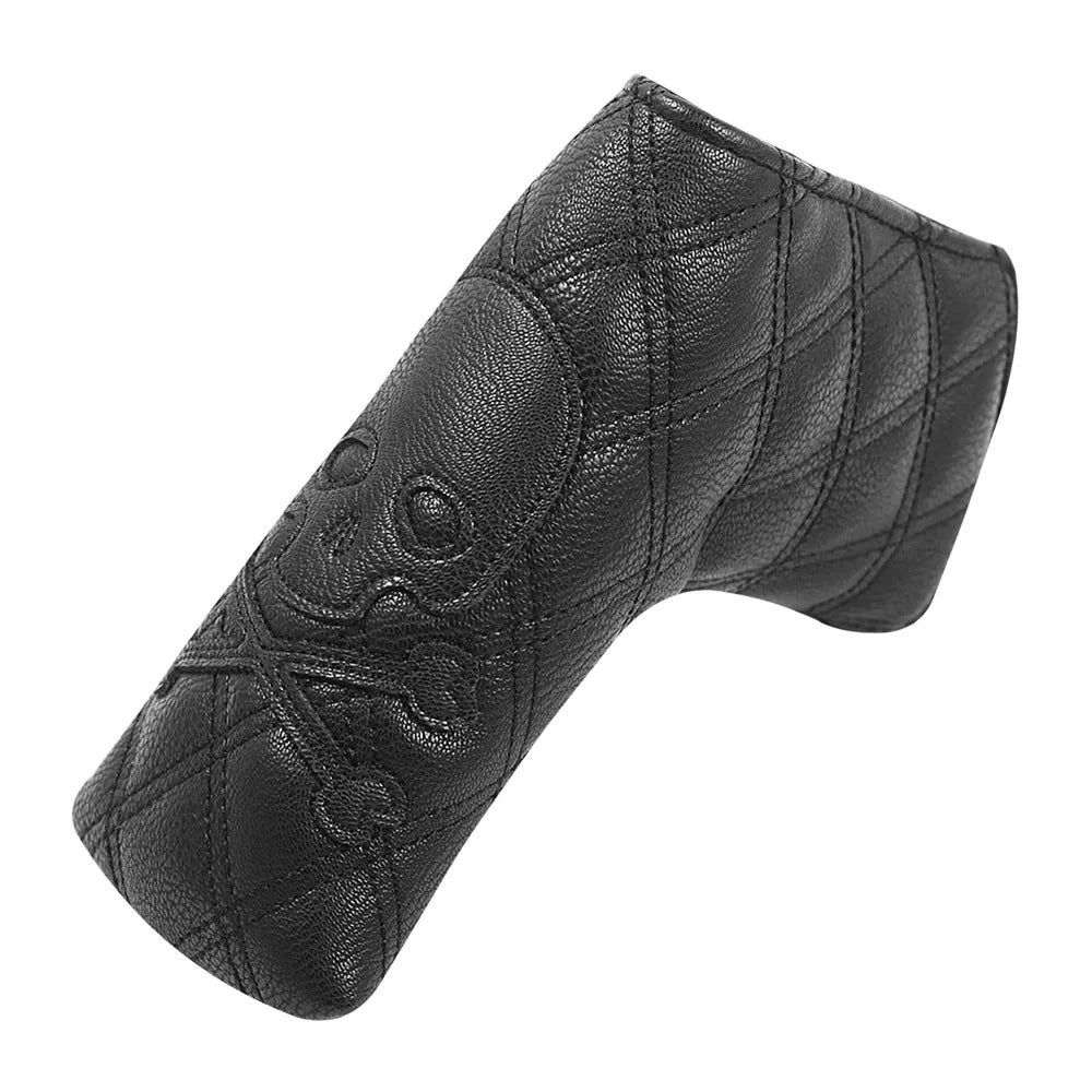 Blade Putter Cover - Skull and Crossbones - Magnetic Closer