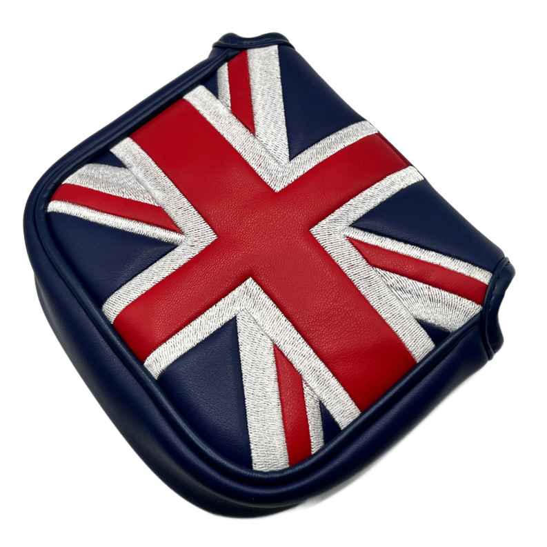 Mallet Putter Headcover - Union Jack - Magnetic Closer