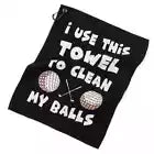 Golf Towel With Hanging Clip - Print on One Side - 38cm x 46cm