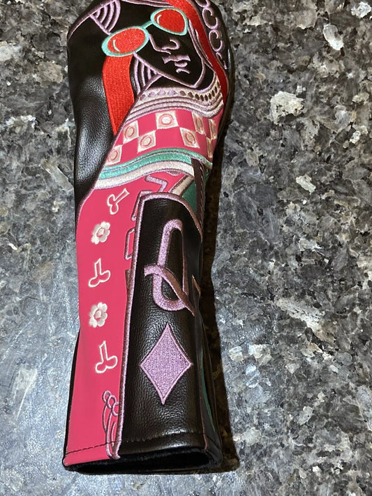 Queen of Diamonds Headcover For Fairway Wood